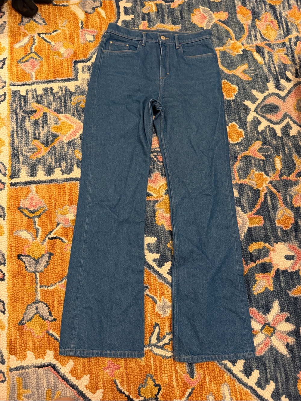 NWT Wandler SZ 26 Classic Women's Dark Blue Straight-Leg Jeans